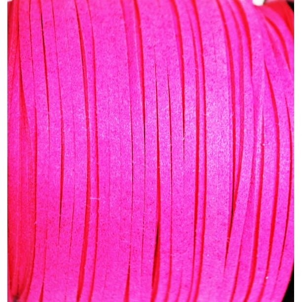 Orchid Faux Suede Leather Cord thong purple 3mm x 1.5mm choose length pink Orchid Faux Suede Leather Cord thong purple 3mm x 1.5mm choose length pink